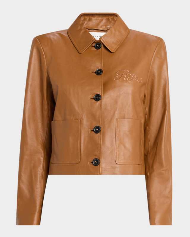 FRAME x Ritz Paris Femme Leather Jacket